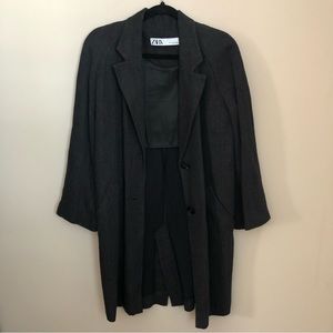 Zara | Lightweight Coat Charcoal Size XS